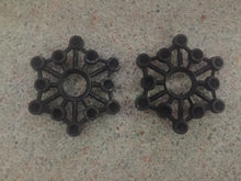 Load image into Gallery viewer, Vintage Mid Century Modern Pair of Cast Iron Spider Candelabra Candle Holder