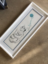 Load image into Gallery viewer, Vintage 1970s Children’s Room or Nursery Kitten With Ball of Yarn Illustration