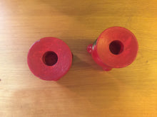 Load image into Gallery viewer, Vintage 1960s Pair Swedish Folk Art Candle Holders