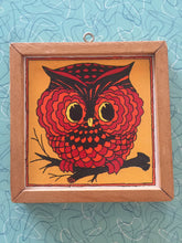Load image into Gallery viewer, Vintage 1960s Super Cute Ceramic Owl Trivet Made In Japan