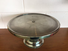 Load image into Gallery viewer, 1990s New York Style Spun Aluminum Cake Stand