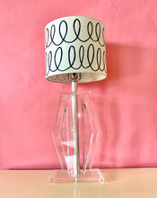 Load image into Gallery viewer, Vintage 80s Modern Lucite Lamp