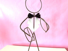 Load image into Gallery viewer, Vintage 1980s Man in Tuxedo Wrought Iron Wine Bottle Holder
