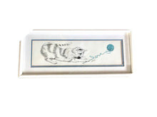 Load image into Gallery viewer, Vintage 1970s Children’s Room or Nursery Kitten With Ball of Yarn Illustration