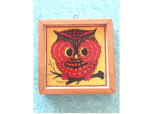 Load image into Gallery viewer, Vintage 1960s Super Cute Ceramic Owl Trivet Made In Japan