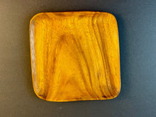Load image into Gallery viewer, Vintage Monkey Pod Square Dish Tray