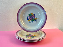 Load image into Gallery viewer, Vintage 1930s Art Deco Set of Four Bowls by Ridgways England Pottery Ophidia Ware