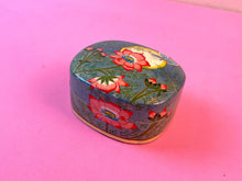 Load image into Gallery viewer, Vintage Butterfly + Flowers Trinket Box