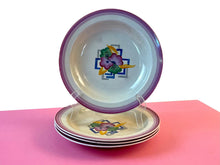 Load image into Gallery viewer, Vintage 1930s Art Deco Set of Four Bowls by Ridgways England Pottery Ophidia Ware