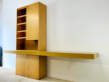 Load image into Gallery viewer, Vintage 70s Iconic Vladimir Kagan Exotic Wood Illuminated Sideboard Bar Cabinet, Signed