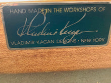 Load image into Gallery viewer, Vintage 70s Iconic Vladimir Kagan Exotic Wood Illuminated Sideboard Bar Cabinet, Signed