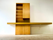 Load image into Gallery viewer, Vintage 70s Iconic Vladimir Kagan Exotic Wood Illuminated Sideboard Bar Cabinet, Signed