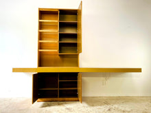 Load image into Gallery viewer, Vintage 70s Iconic Vladimir Kagan Exotic Wood Illuminated Sideboard Bar Cabinet, Signed