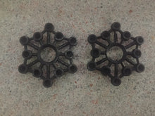 Load image into Gallery viewer, Vintage Mid Century Modern Pair of Cast Iron Spider Candelabra Candle Holder
