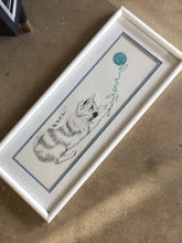 Load image into Gallery viewer, Vintage 1970s Children’s Room or Nursery Kitten With Ball of Yarn Illustration
