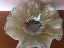 Load image into Gallery viewer, Vintage 1930s Art Glass Opalescent Bubble Bowl
