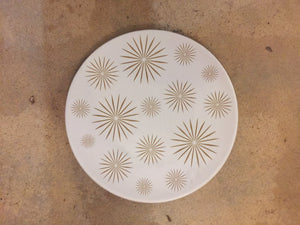 Ceramic Starburst Christmas Tapas Dish By West Elm