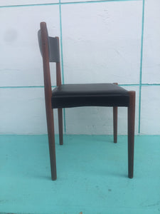 Vintage 1960s Mid Century Modern J.L. Moller Teak Chair Dining or Desk Made In Denmark