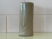 Load image into Gallery viewer, Vintage 1980s Tall Wavy Basic Beige Ceramic Vase
