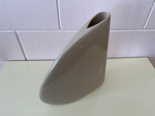 Load image into Gallery viewer, Vintage 1980s Royal Haeger Basic Beige Sculptural Wedge Vase
