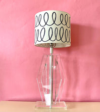 Load image into Gallery viewer, Vintage 80s Modern Lucite Lamp
