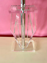 Load image into Gallery viewer, Vintage 80s Modern Lucite Lamp

