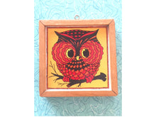 Load image into Gallery viewer, Vintage 1960s Super Cute Ceramic Owl Trivet Made In Japan
