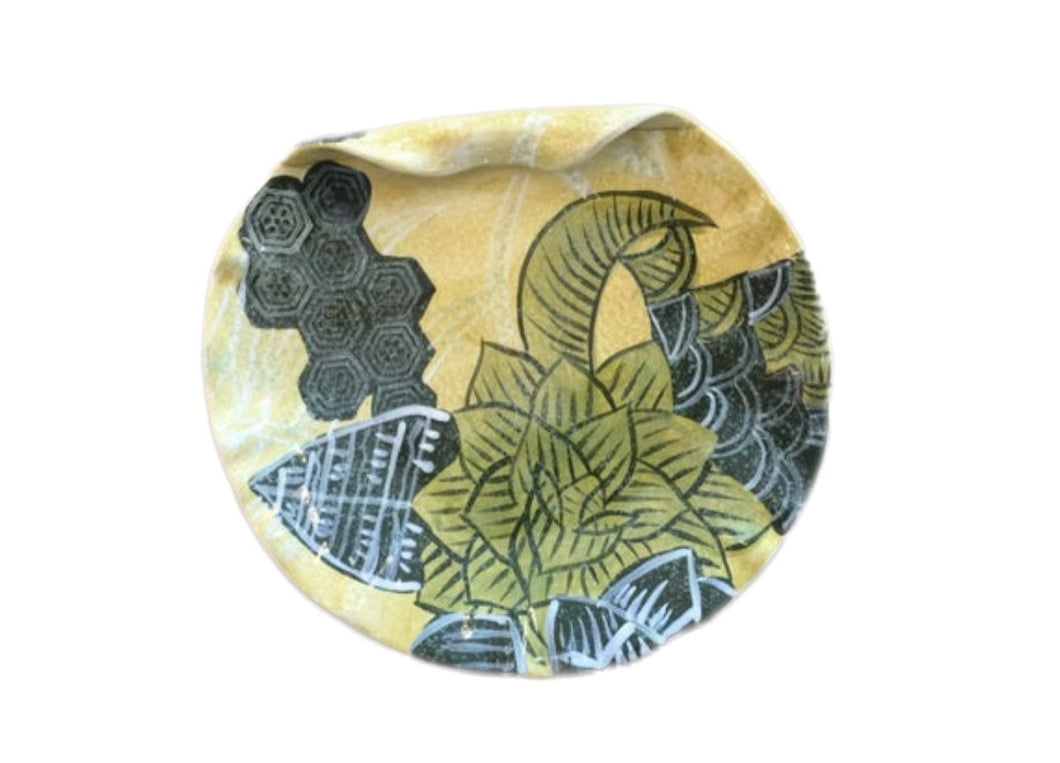 Tropical Modern Tommy Bahama Floral Design Collector Plate