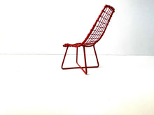Load image into Gallery viewer, Vintage Mid Century Modern Miniature Wire Mesh Metal Chair In The Style of Vitra
