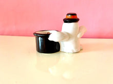 Load image into Gallery viewer, Vintage 1980s Ceramic Happy Ghost Lantern Tea Light Candleholder
