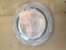Load image into Gallery viewer, Vintage 1980s 14” Mod Serving Platter by Wilton Armetale Holloware
