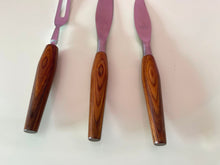 Load image into Gallery viewer, Vintage Mid Century Modern Mode Danish Carving Set
