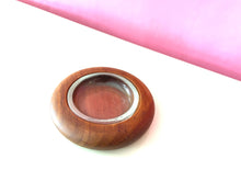 Load image into Gallery viewer, Vintage 50s Teak Tea Light Candle  Holder Made in Denmark By CSA
