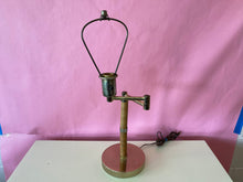 Load image into Gallery viewer, Vintage 50s Pencil Rattan Swing Arm Table Lamp
