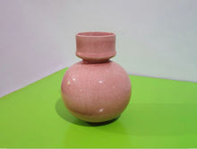 Load image into Gallery viewer, Vintage Italian Pink Ceramic Vase from Ernestine Pottery

