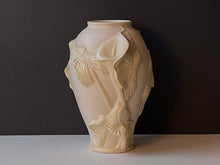 Load image into Gallery viewer, Vintage Arts + Crafts Calla Lily Pottery Studio Vase
