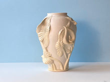 Load image into Gallery viewer, Vintage Arts + Crafts Calla Lily Pottery Studio Vase
