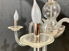 Load image into Gallery viewer, Modern + Fun 6 Arm Lucite Chandelier
