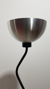 Vintage 80s Postmodern Memphis Style Sculptural Zig Zag Curved Wave Floor Lamp