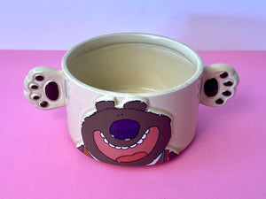 Vintage 1980s Ceramic Bear Soup Mug by Kersten Bros
