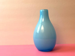 Vintage Tall Light Blue Cloud Vase
