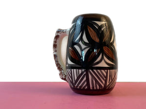 Vintage Ceramic Tapa Print Mug from Lotsa Pots Hawaii