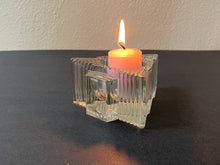 Load image into Gallery viewer, Vintage Pressed Glass Christmas Tree Votive Holder
