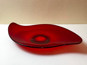 Mid Century Modern Console Bowl by Viking Glass