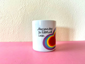 Vintage 1983 Avon Rainbow Happiness Mug