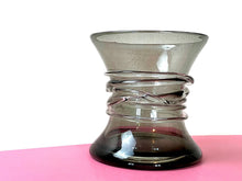 Load image into Gallery viewer, Vintage 1960s Large Danish Modern Studio Glass Vase In The Style of Holmegaard
