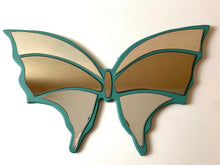 Load image into Gallery viewer, Vintage 80s Butterfly Shaped Mirror
