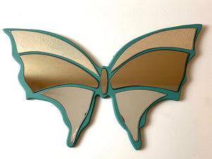 Vintage 80s Butterfly Shaped Mirror