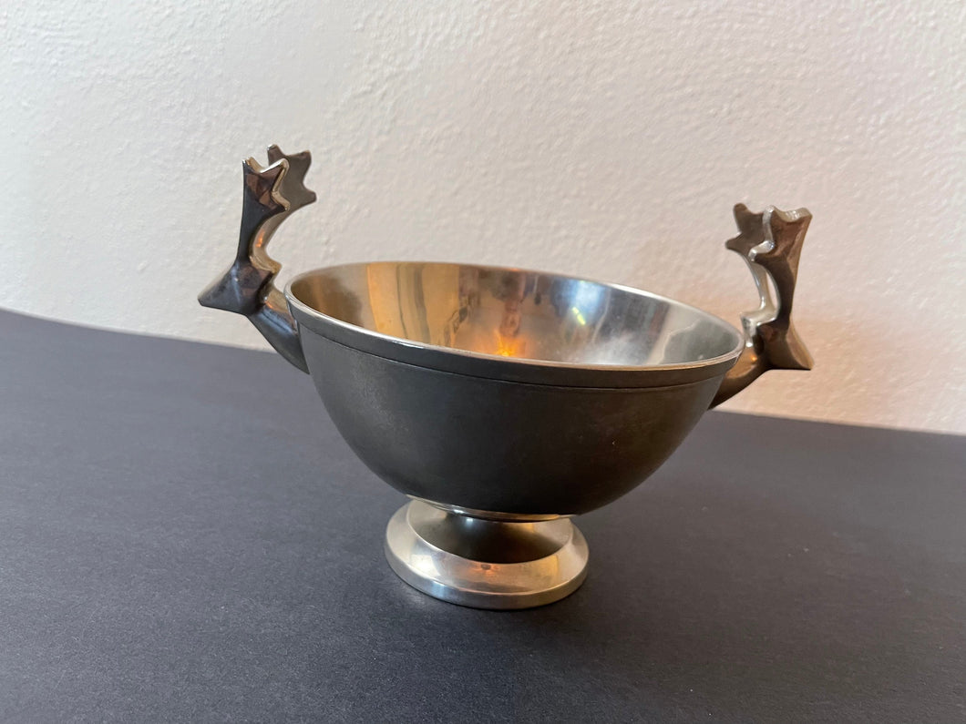 Vintage Reindeer Bowl From Pottery Barn