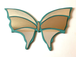 Vintage 80s Butterfly Shaped Mirror